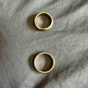 Rose gold titanium men’s  rings